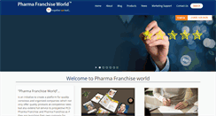 Desktop Screenshot of pharmafranchiseworld.com